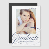 Marine | Eloquence Foto Abschluss Magneteinladung (Vorne/Hinten)