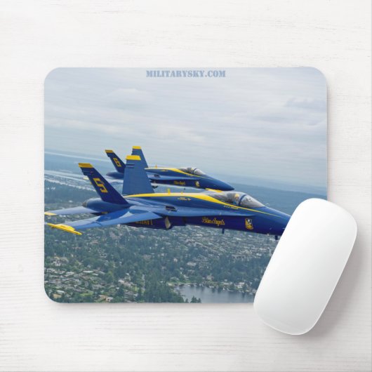 Marine-Flug-Demonstration Mousepad (Mit Mouse)