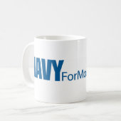 Marine für Mama-Tasse Kaffeetasse (Vorderseite Links)
