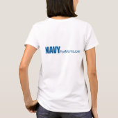 Marine für Mamas, lange T-Shirt (Rückseite)