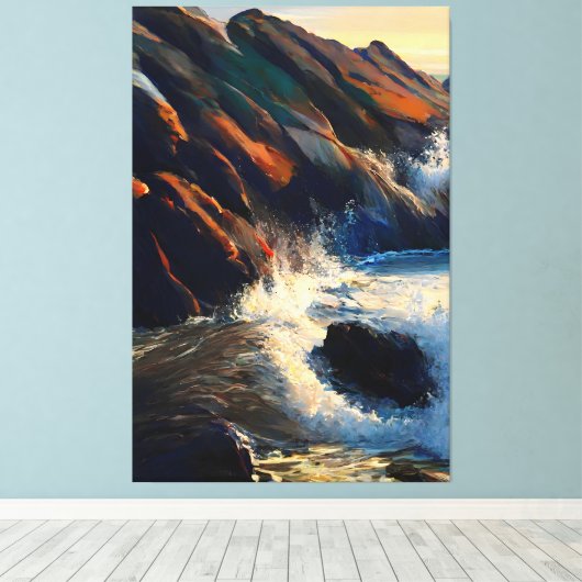 Marine Fury Leinwanddruck (Insitu (Holzboden))