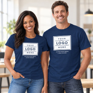 Marine Geschäft Logo Firmenname Mitarbeiter T-Shirt