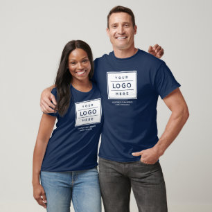 Marine Geschäft Logo Firmenname Mitarbeiter T-Shirt