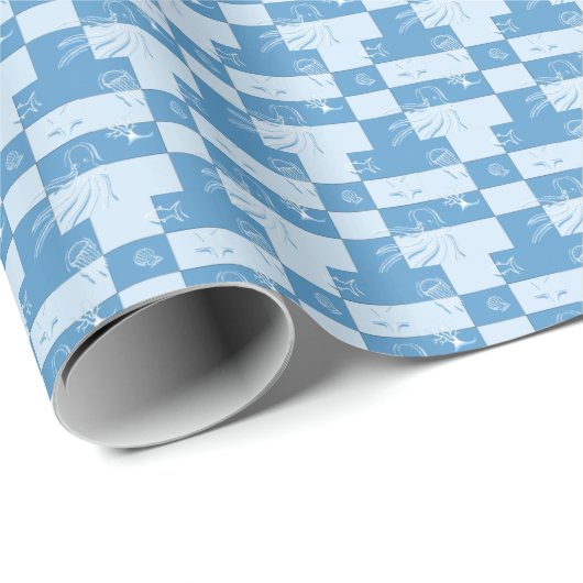 Marine Geschenkpapier (Rolleneckpunkt)