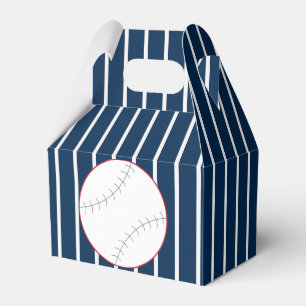 Marine-gestreifter Baseball-Bevorzugungs-Kasten Geschenkschachtel