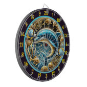 Marine Grace Dolphin Dartboard Art Dartscheibe (Vorderseite Links)