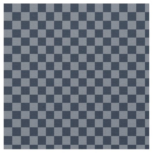 Marine-graue blaue Karos Stoff (Nahaufnahme)