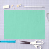 Marine Green Blue Aqua Turquoise 2015 Color Trend Seidenpapier (Handwerk)