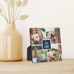 Marine   Hunde-Mama-Foto-Collage Fotoplatte