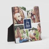 Marine | Hunde Mama FotoCollage Fotoplatte (Vorderseite)