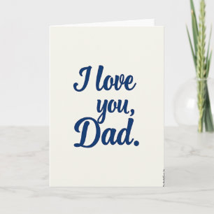 Marine ich liebe dich Papa Karte