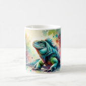 Marine Iguana 190624AREF127 - Watercolor Kaffeetasse (Mittel)