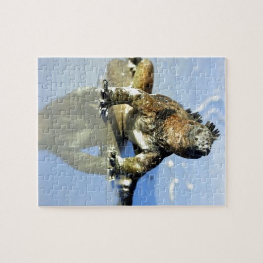 Marine iguana Galapagos Puzzle (Horizontal)