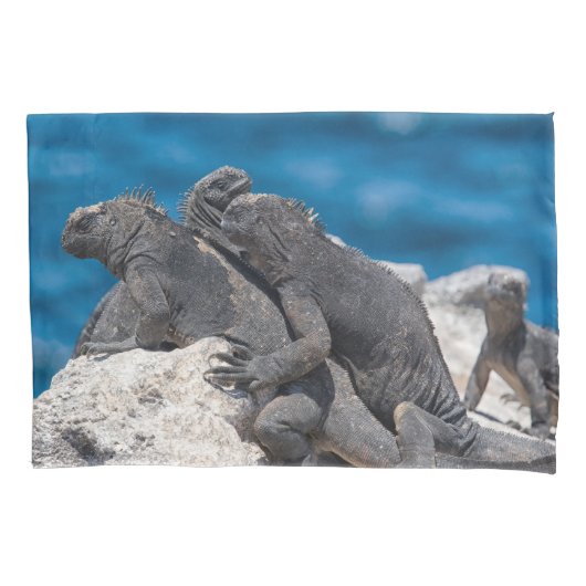 Marine Iguana Kissenbezug (Vorderseite)