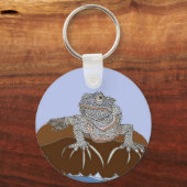 Marine Iguana on Rock Schlüsselanhänger (Rückseite)