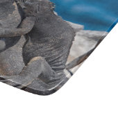 Marine Iguana Schneidebrett (Ecke)