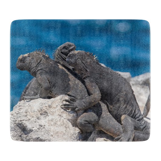Marine Iguana Schneidebrett (Vorderseite)