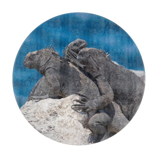 Marine Iguana Schneidebrett (Vorderseite)