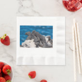 Marine Iguana Serviette (Beispiel)