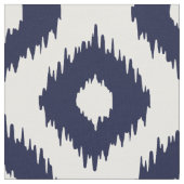 Marine Ikat Muster Stoff (Nahaufnahme)