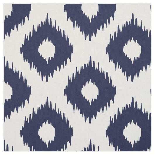 Marine Ikat Muster Stoff (Muster)
