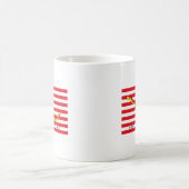 Marine-Jack-Flaggen-Tasse Kaffeetasse (Mittel)