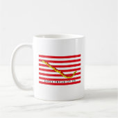 Marine-Jack-Flaggen-Tasse Kaffeetasse (Links)