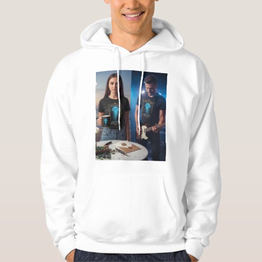 Marine jellyfish 🪼 hoodie (Vorderseite)