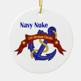 Marine-Kernwaffe USS Abraham Lincoln Keramikornament