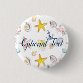 Marine Life & Anchors Button (Vorderseite)