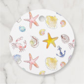 Marine Life & Anchors Geschenkanhänger (Rückseite)