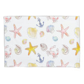 Marine Life & Anchors Kissenbezug (Vorderseite)