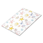 Marine Life & Anchors Notizblock (angewinkelt)