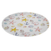 Marine Life & Anchors Schneidebrett (Ecke)