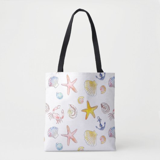 Marine Life & Anchors Tasche (Vorderseite)