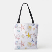 Marine Life & Anchors Tasche (Rückseite)