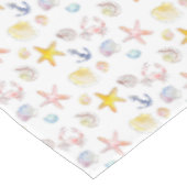 Marine Life & Anchors Tischdecke (Schrägansicht)