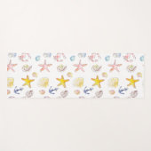 Marine Life & Anchors Yogamatte (Vorderseite (Horizontal))