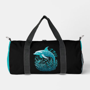 Marine Life Art Delfin Duffle Bag