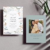 Marine Life Baby Dusche Einladung