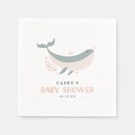 Marine Life Baby Dusche Serviette (Vorderseite)