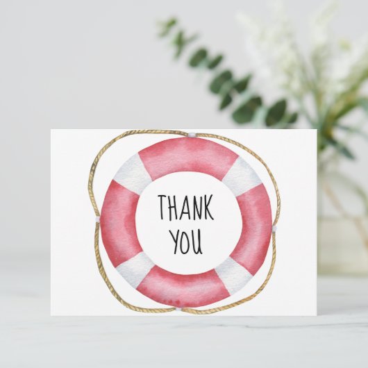 Marine lifebuoy - Danke (Stehend Vorderseite)