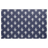 Marine-Lilien-Muster Stoff (Fat Quarter (45,7 x 55,9 cm))