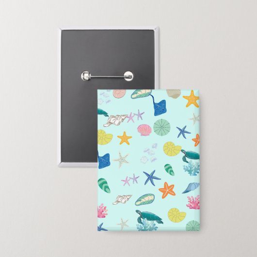 Marine Magic Button (Vorderseite/Rückseite)