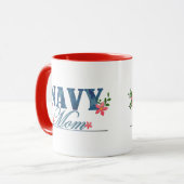 Marine-Mama (Cammo) Tasse (Vorderseite Links)