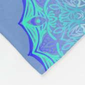 Marine Mandala Fleecedecke (Ecke)