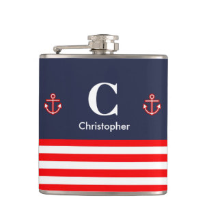 Marine Marine Marine Marine Marine Royal Red White Flachmann