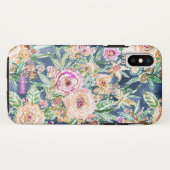 Marine MAUI-DENKRICHTUNG buntes tropisches Blumen Case-Mate iPhone Hülle (Rückseite (Horizontal))