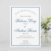 Marine Mein Geliebter in Arch jüdischer Einladung  (Stehend Vorderseite)