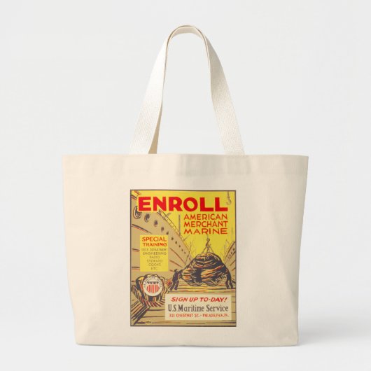 MARINE MERCHANT JUMBO STOFFBEUTEL (Vorne)